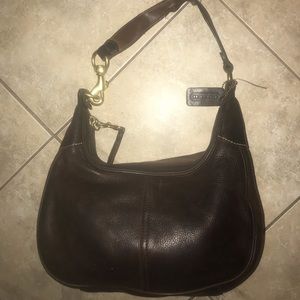 Vintage Leather Brown Coach Bag